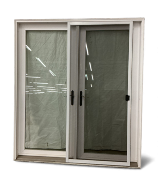49270 Vinyl Prehung French Full Lite Patio Door 71"W x 80"H