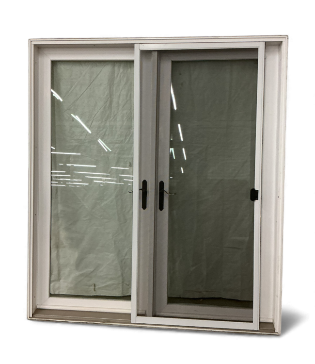 49270 Vinyl Prehung French Full Lite Patio Door 71"W x 80"H