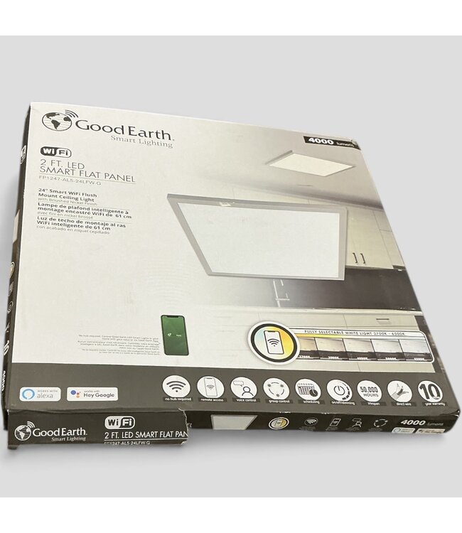 49273 Good Earth Lighting Smart Flat Panel LED Light