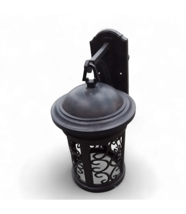 49272 Rustic Oil-Rubbed Bronze Outdoor Wall Lantern Sconce