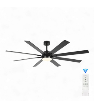 49282 Flynama Ceiling Fan Ceiling Fan With Light 8 -Blade