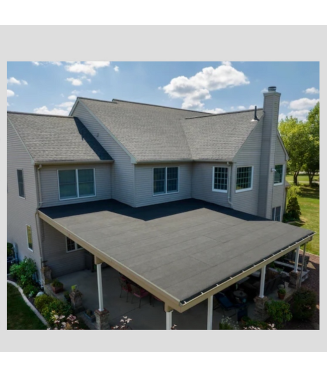 49284 GAF Liberty Cap Sheet Black Roll Roofing 100 sq. ft.