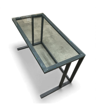 49294 Clear Modern Computer Desk