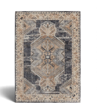 49296 Allen+Roth Lydia Blue Medallion Area Rug 8' x 10'