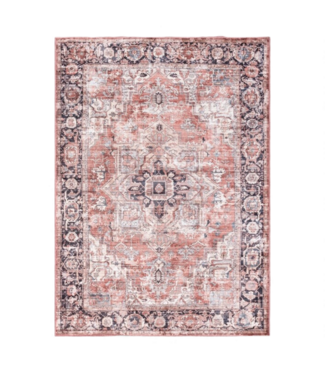49299 Allen+Roth Terra Vintage Pink Area Rug 8' x 10'