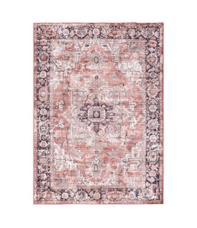 49299 Allen+Roth Terra Vintage Pink Area Rug 8' x 10'