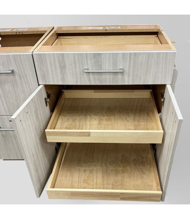 49304 White Washed Wood Butlers Pantry Cabinet Set of 9-pcs