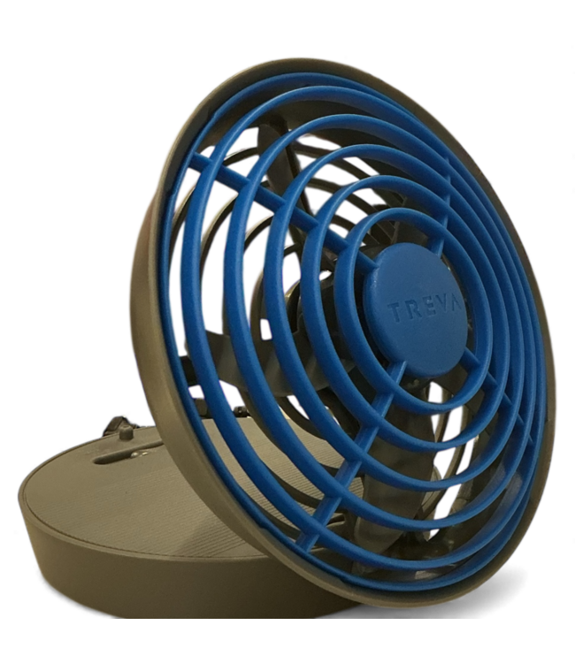 49325 Treva O2Cool Blue Portable 5" Fan