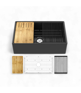 49326 DeerValley Farmhouse 33" x 20" Kitchen Sink