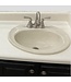 49338 Black Double Sink Bathroom Vanity  73"W