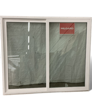 49351 Milgard White Vinyl Horizontal Slider Window 69" x 58.375"