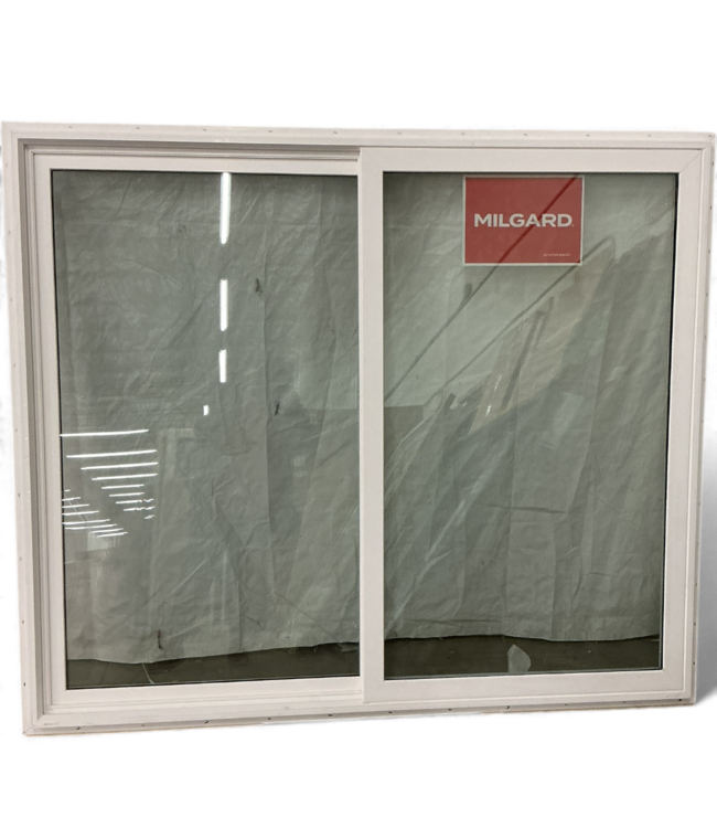 49351 Milgard White Vinyl Horizontal Slider Window 69" x 58.375"