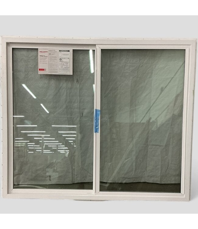 49351 Milgard White Vinyl Horizontal Slider Window 69" x 58.375"