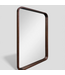 49357 Allen+Roth Rectangle Light Brown Polished Mirror