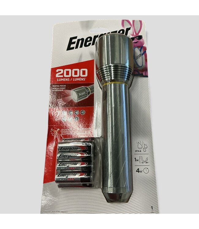 49358 Energizer Steel 2000-Lumens Flashlight