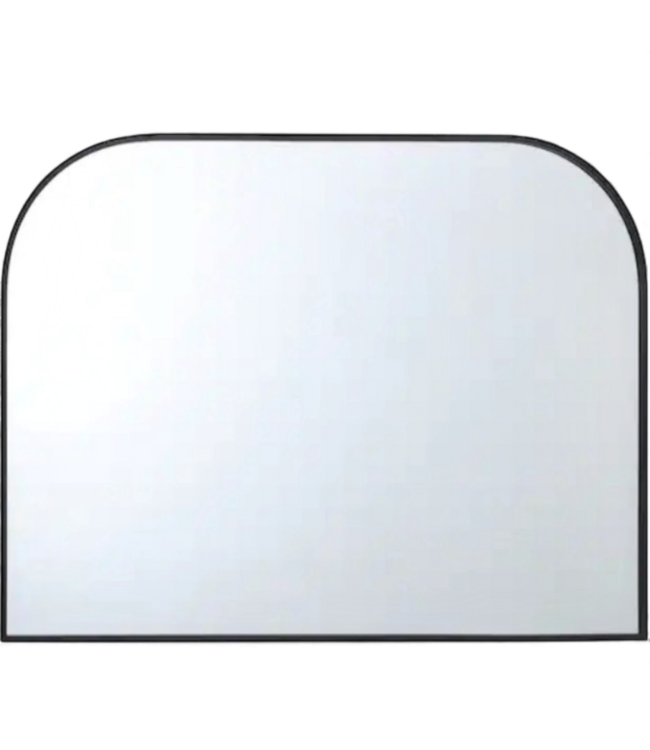 49367 Origin 21 Arched Rectangle Black Frame Mirror