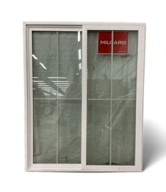 49371 Milgard Sliding Window With Grid 47.25"W x 59.25"H
