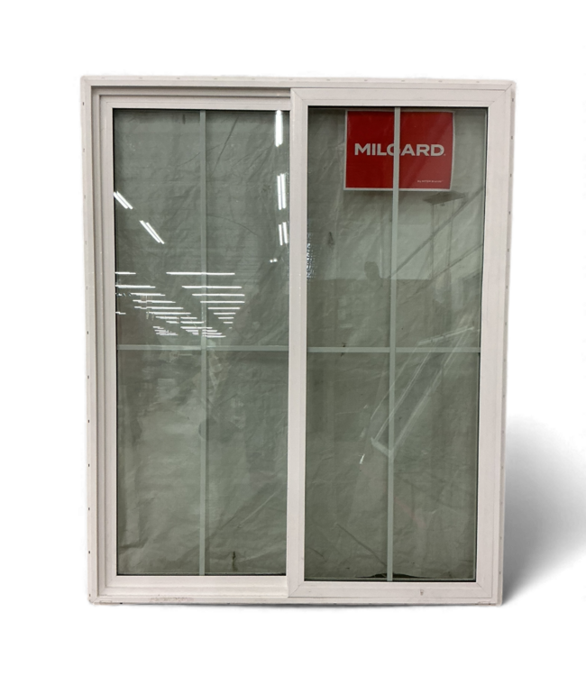 49371 Milgard Sliding Window With Grid 47.25"W x 59.25"H