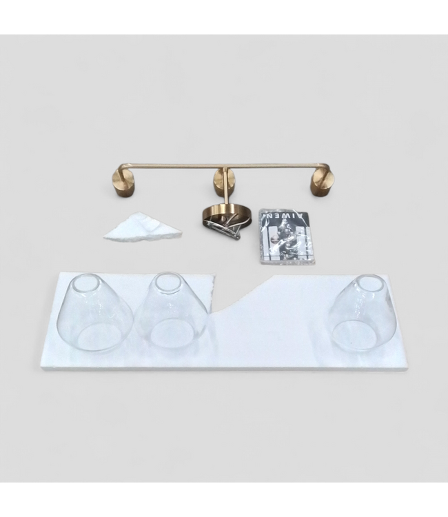 49379 Modern 26" 3-Light Copper Bathroom Vanity Light