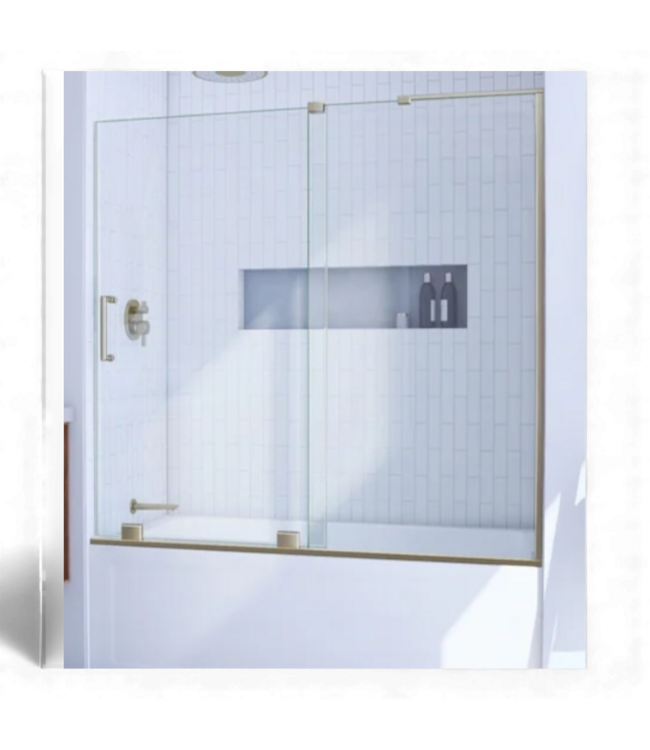 49392 DreamLine Mirage-X Sliding Bathtub Door 56"W x 58"H