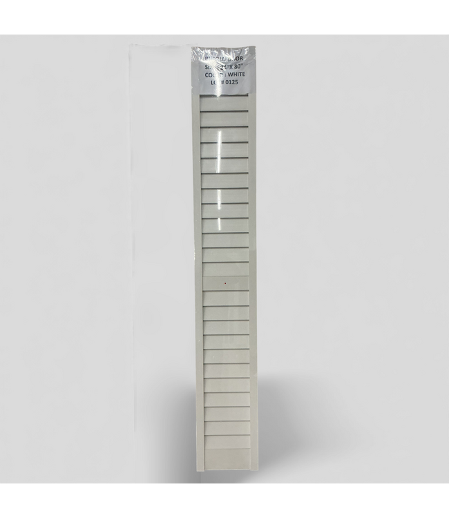 49394 Plantation White Louver Closet Bifold 24" x 80"
