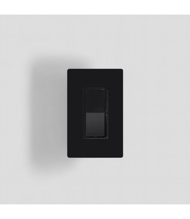 49395 Lutron Diva LED+ LED Rocker Light Dimmer Black