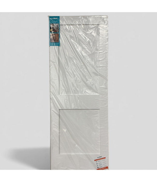 49405 Eight Doors Shaker 2 Panel Slab Door 30" x 80"