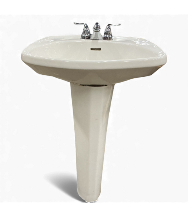 49414 2 Piece Ceramic Bathroom Pedestal Sink