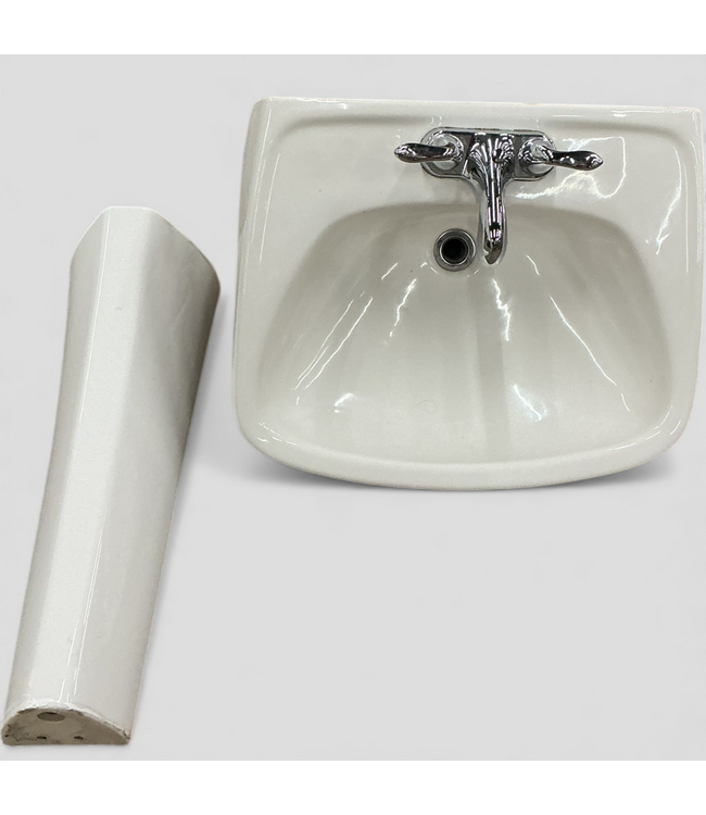 49414 2 Piece Ceramic Bathroom Pedestal Sink