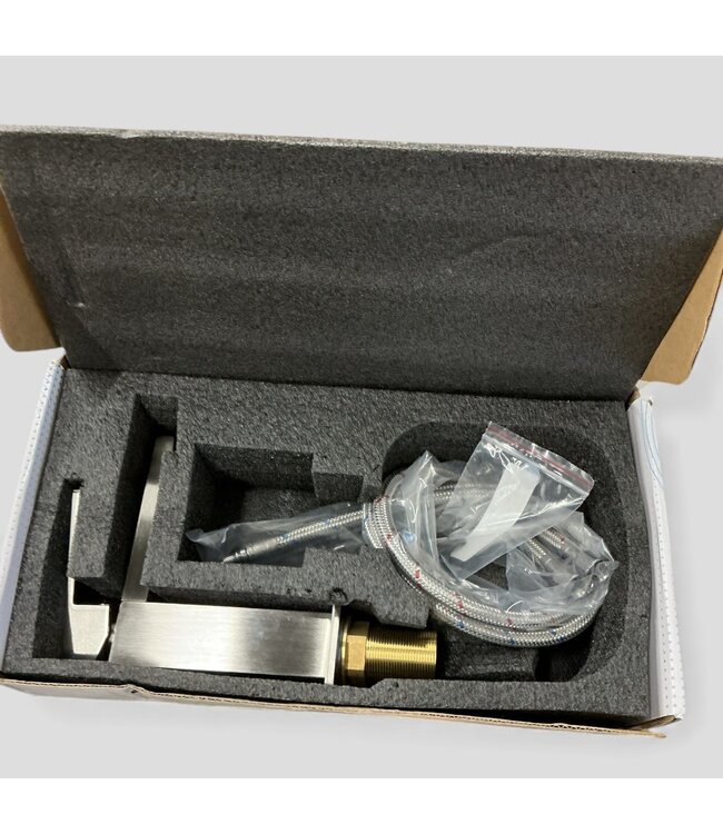 49409 Brushed Nickel Single Handle Bathroom Faucet