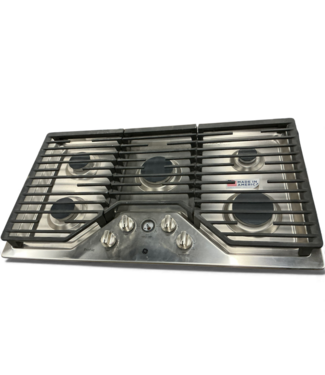 49428 GE Profile Stainless Built-In Gas Cooktop 30"W