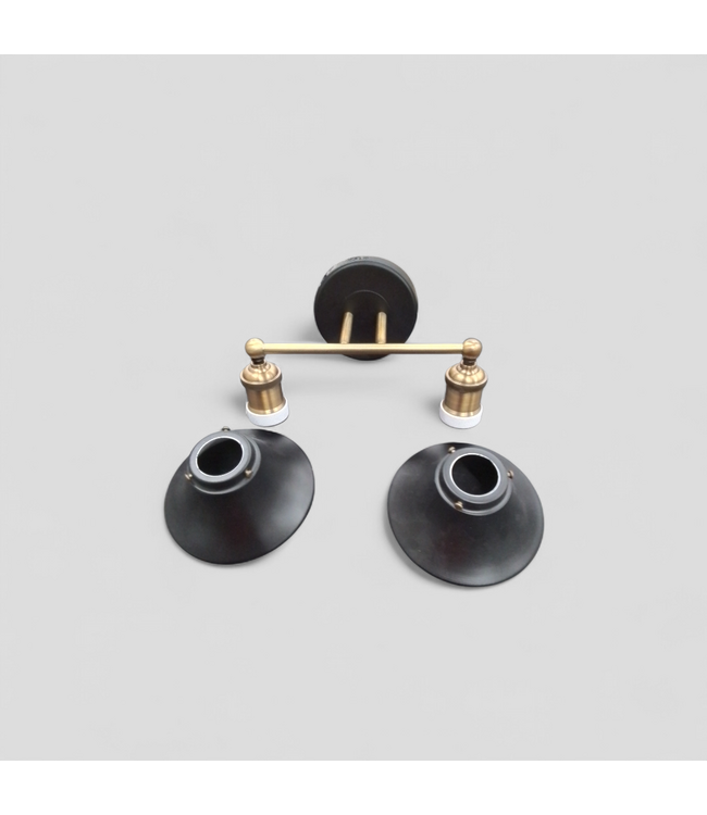 49430 Quoizel Trafalgar 15.25-in Matte Black Vanity light