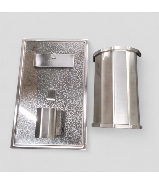 49433 Modern Brushed Nickel Wall Sconce 7-in W