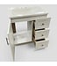 49446 White Single Sink Bathroom Vanity w/Top 30"