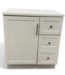 49446 White Single Sink Bathroom Vanity w/Top 30"