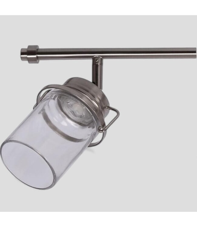 49455 Valleymede 4-Light Brushed Nickel Track Light