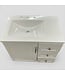 49446 White Single Sink Bathroom Vanity w/Top 30"