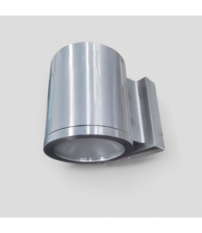49458 Tube LED Outdoor Wall Light - Brushed Aluminum
