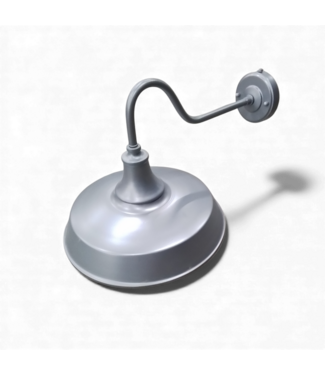 49463 One Light Outdoor Wall Mount Light - Satin Silver