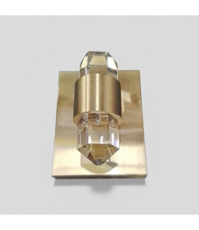 49465 Gold Integrated 2 -Light LED Wall Sconce 4.75"W