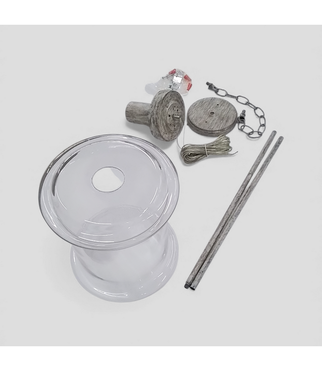 49472 One Light Pendant in Mystic Sand 9"W x 11.75"H