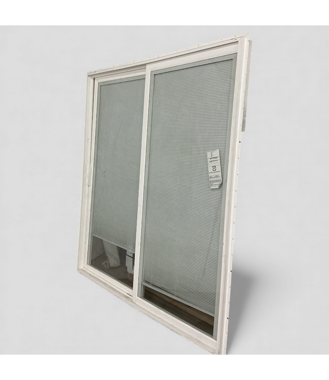 49475 Sliding Patio Door With Blinds 71.5"W x 79.5"H