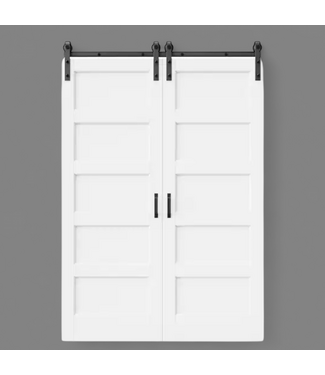 48088 Jujubon Solid Core White Barn Door  60" x 84"