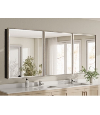 49499 Mirrored Rectangle Soft Close Medicine Cabinet 72" x 30"