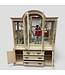 49507 Neutral Straw China Cabinet