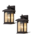 49512 1-Light Motion Sensor Outdoor Lantern (2-pack)