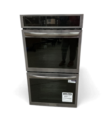 49521 Black Stainless Steel Double Electric Wall with Air Fry