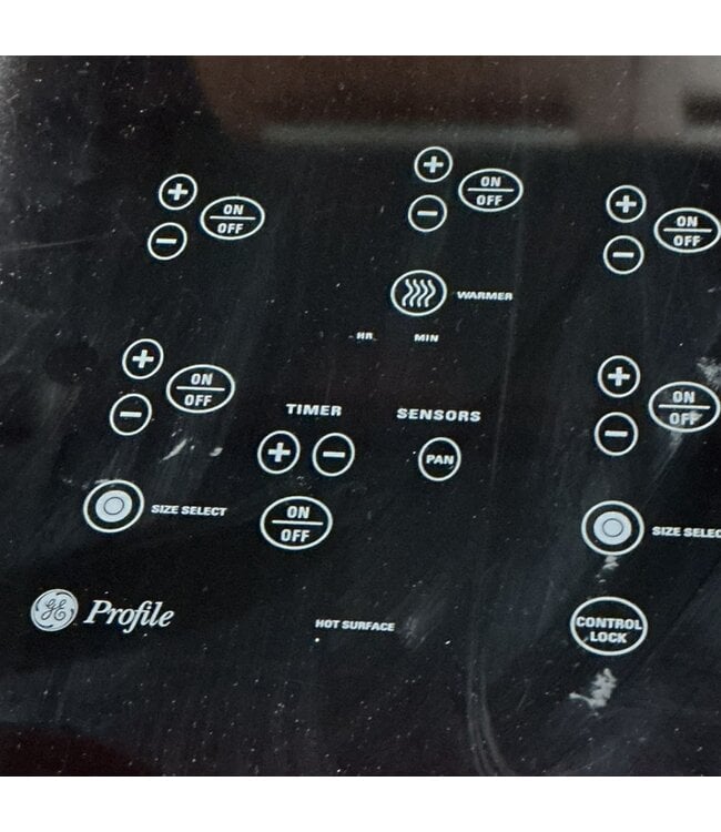 49522 Black Glass Built-In Electric Cooktop 36"W