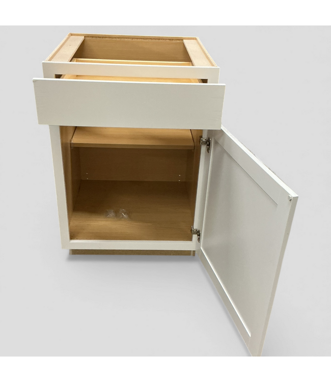 49536 Arcadia White Base Cabinet 24"W x 35"H