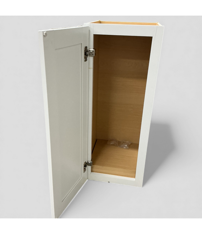 49537 Arcadia White Upper Wall Cabinet 12"W x 30"H